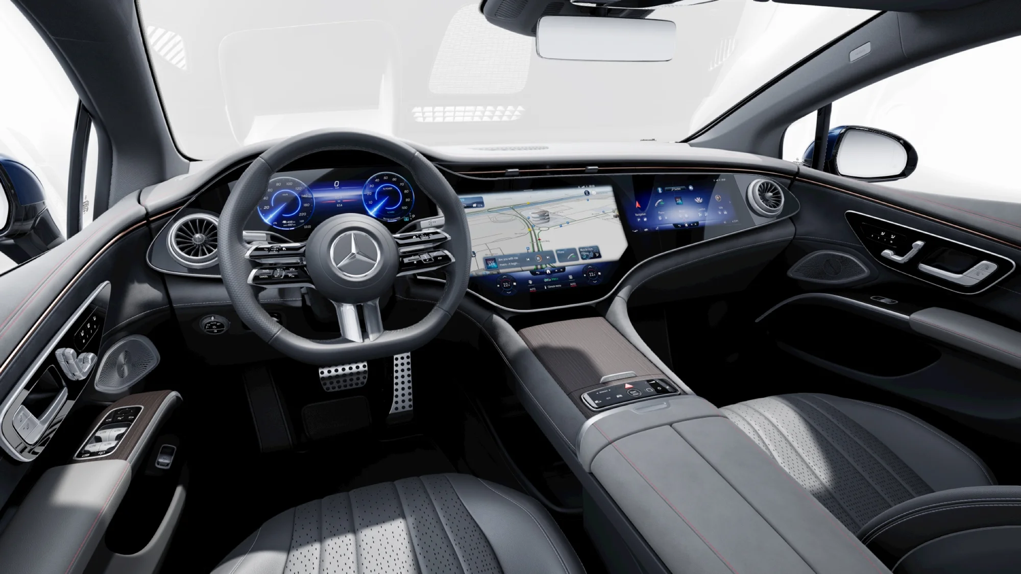 Mercedes-Benz EQS – khoang lái