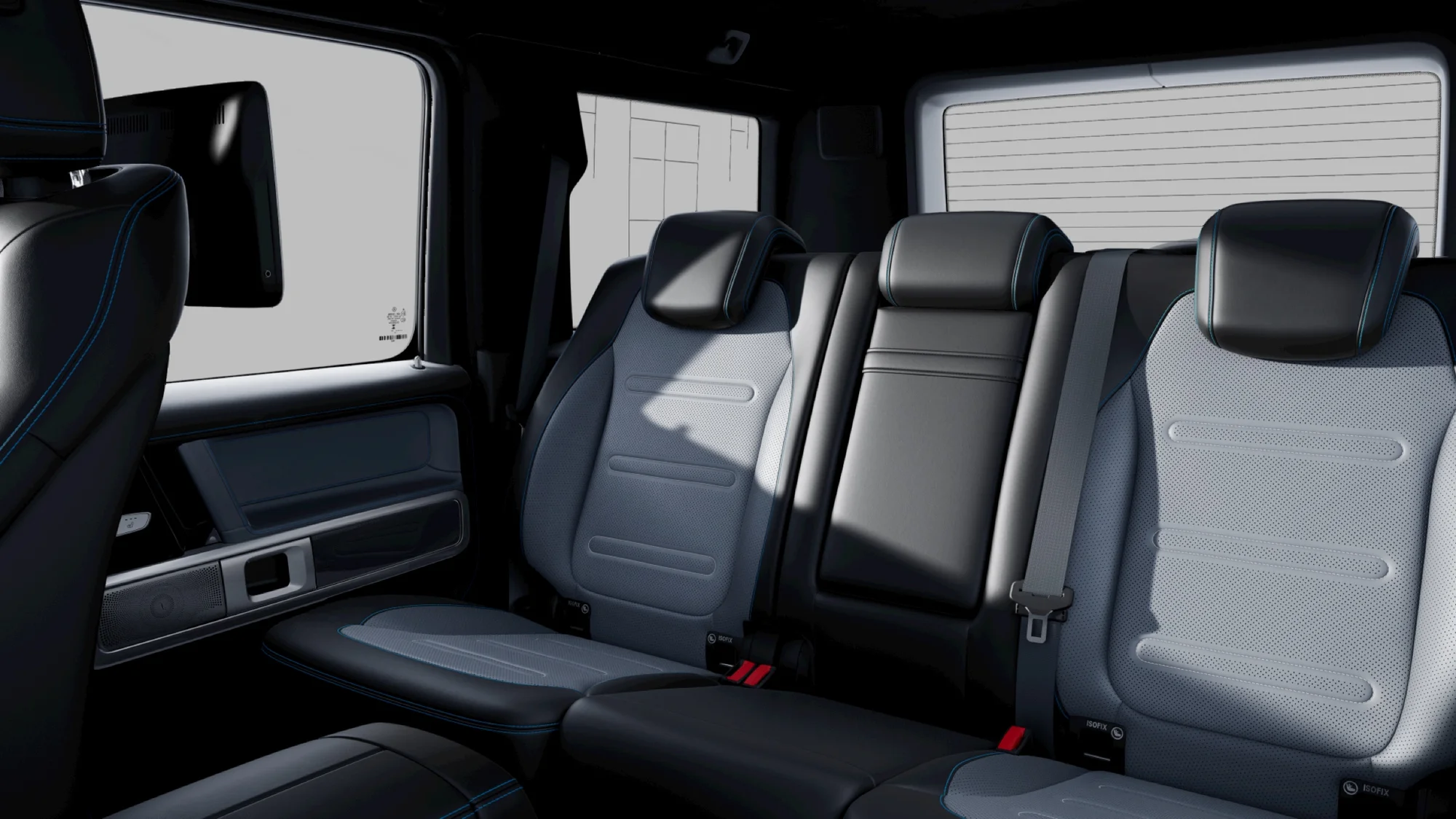 Mercedes-Benz G-Class – hàng ghế sau