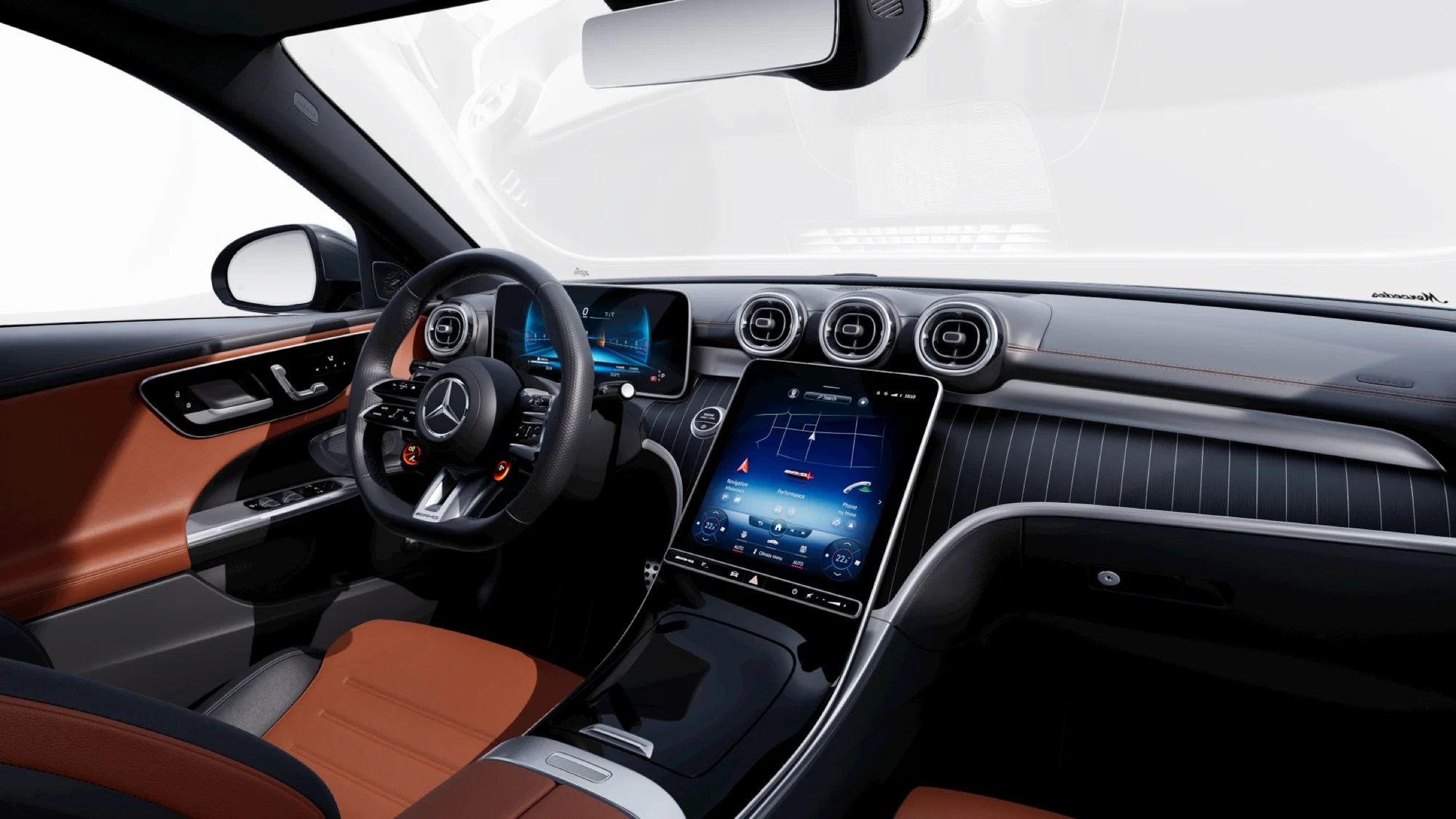 Mercedes-AMG C-Class – bảng táp-lô