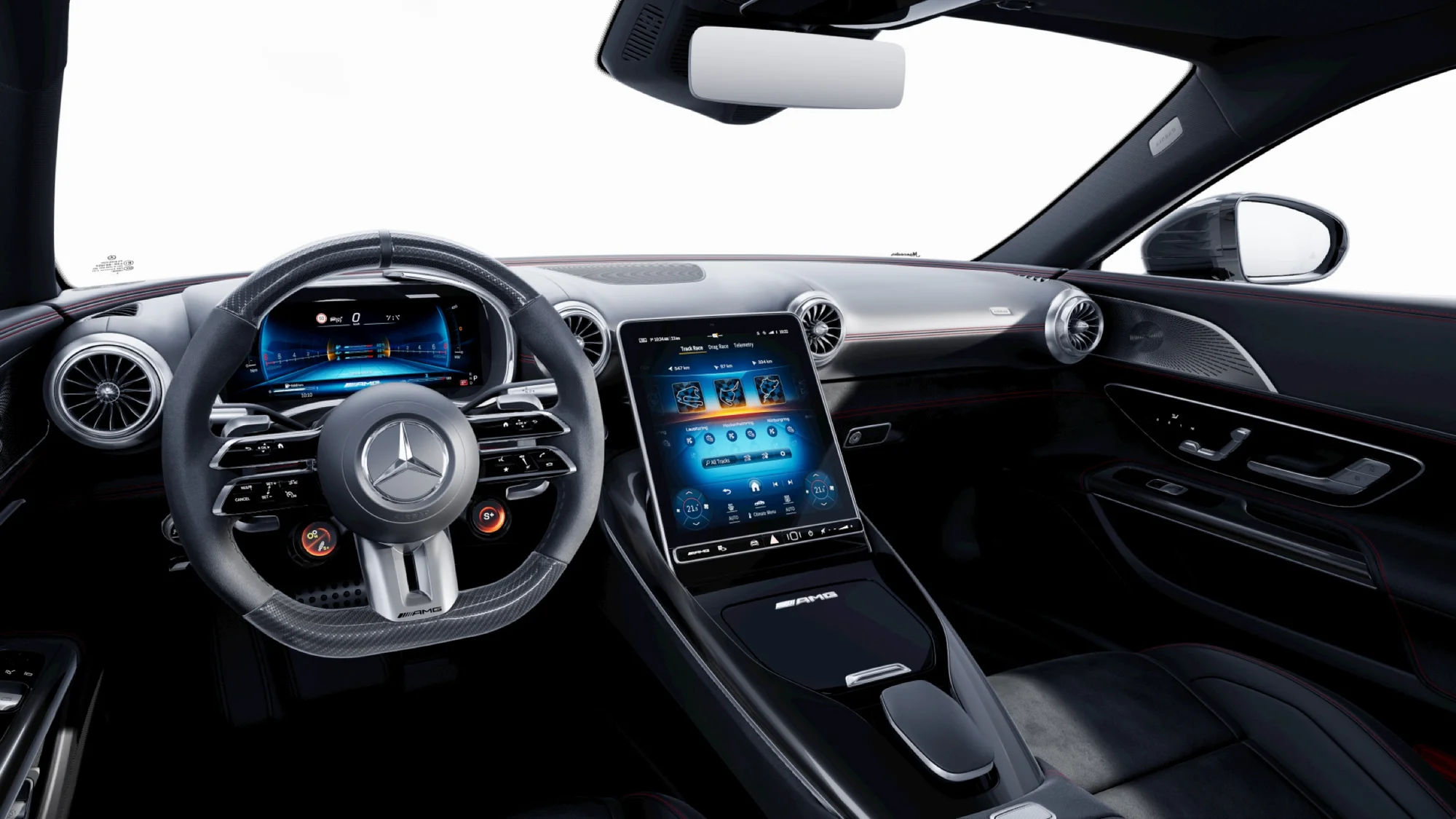 Mercedes-AMG GT Coupé – khoang lái