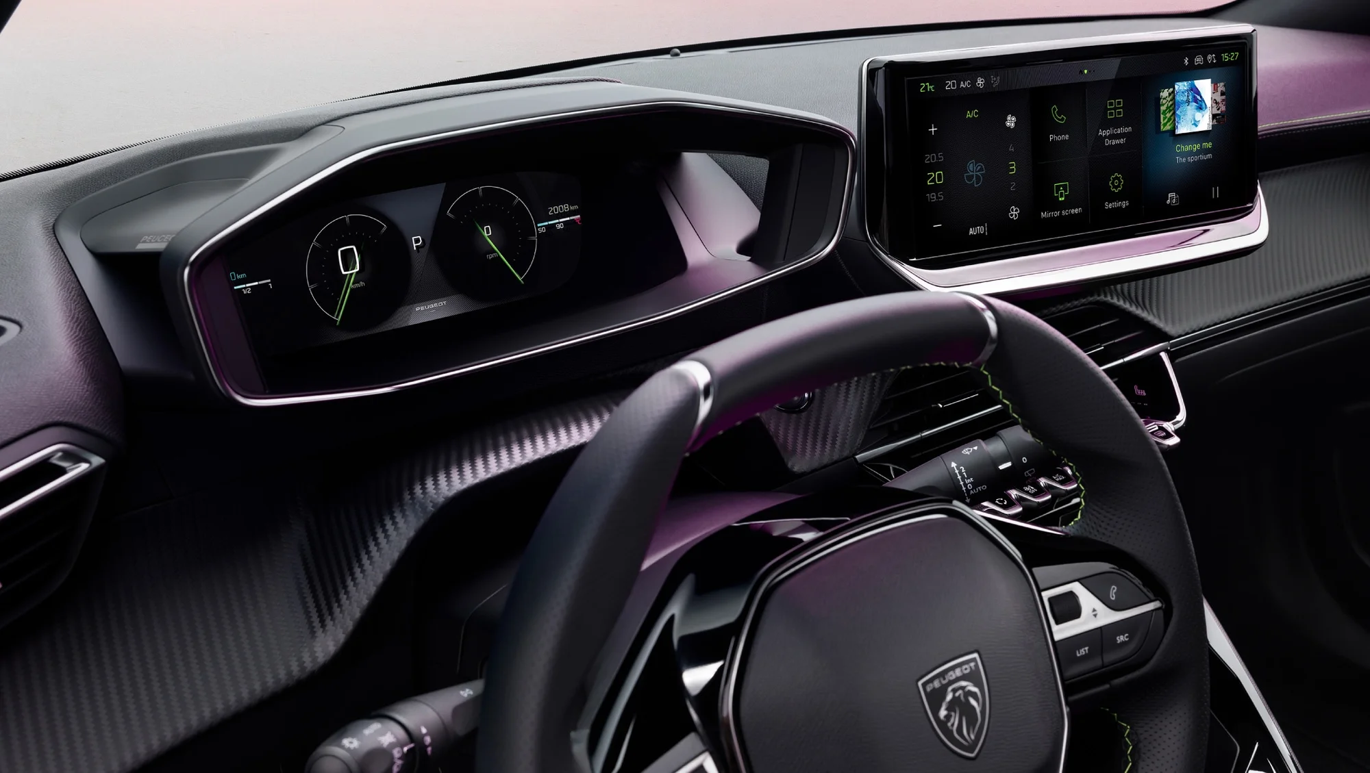 Peugeot 2008 – khoang lái i-Cockpit