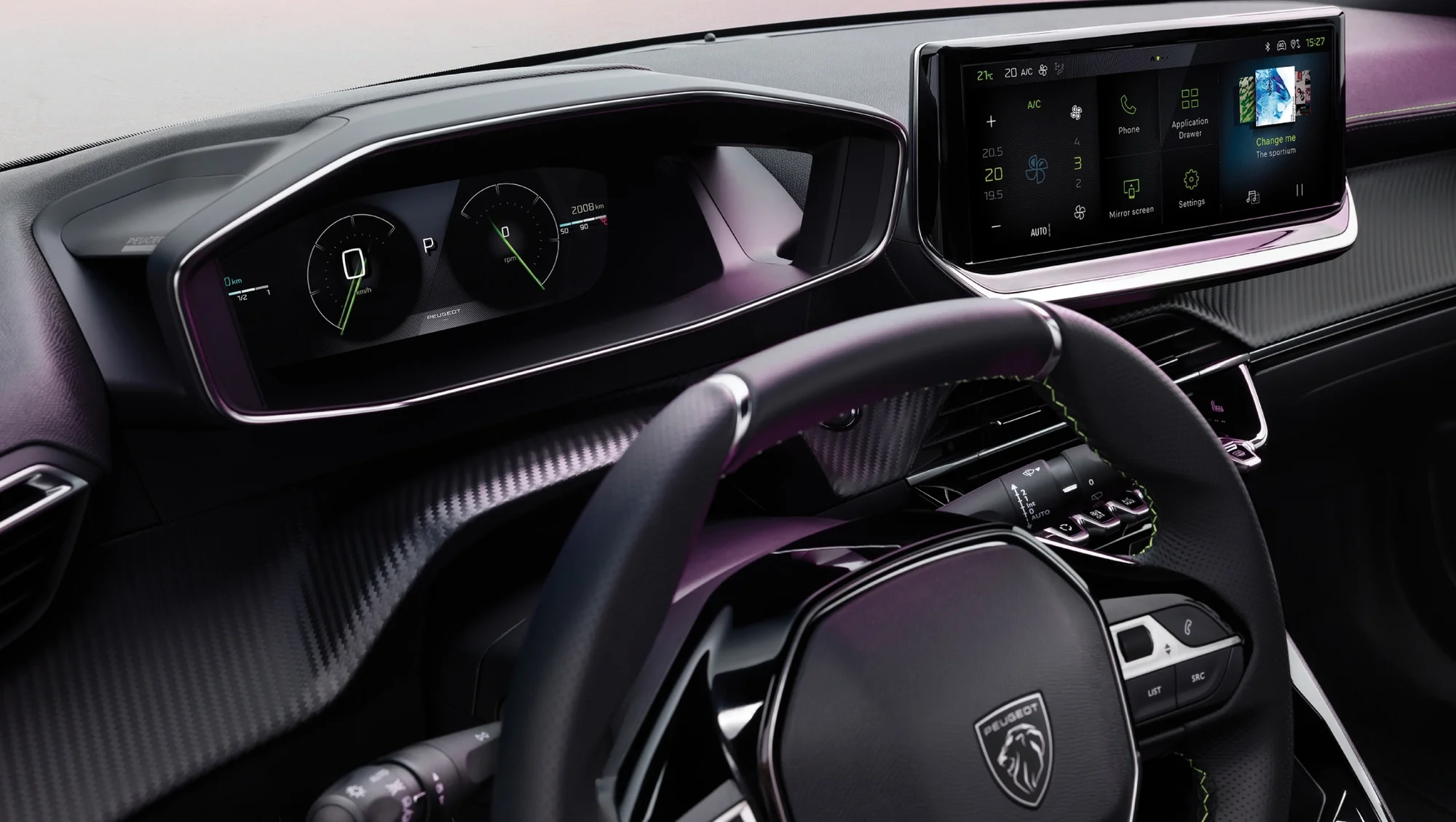 Peugeot 2008 – bảng táp-lô