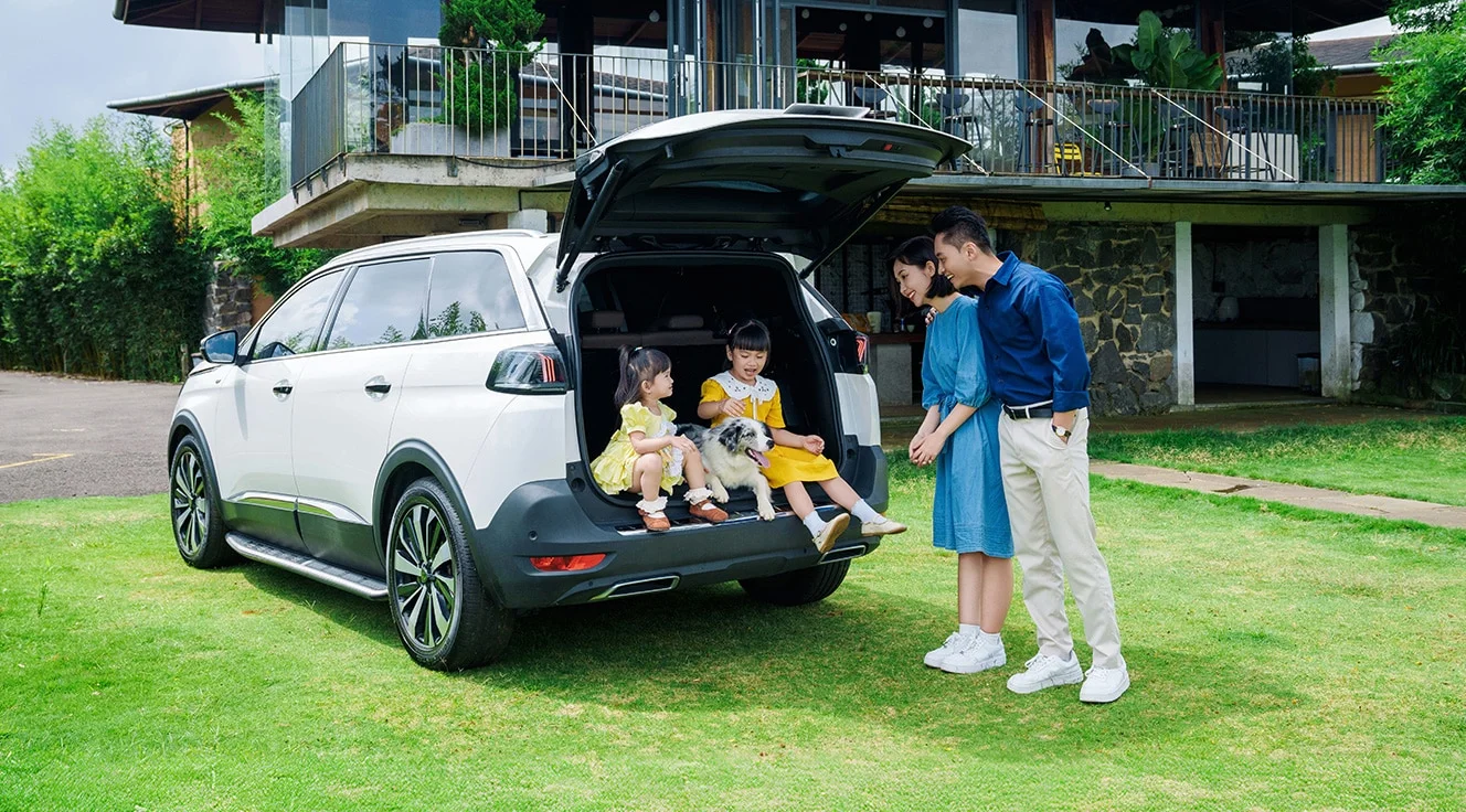 Peugeot 5008 – khoang hành lý