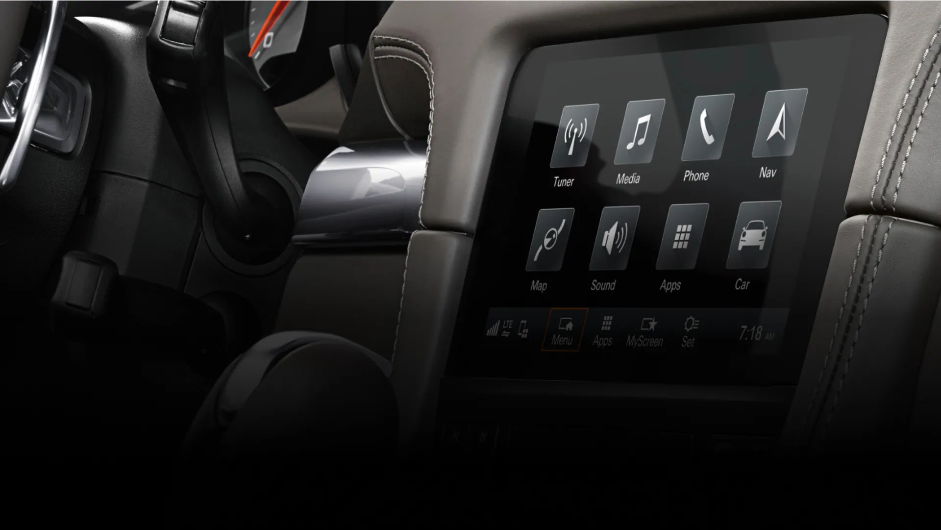 Porsche 718 Boxster – màn hình giải trí