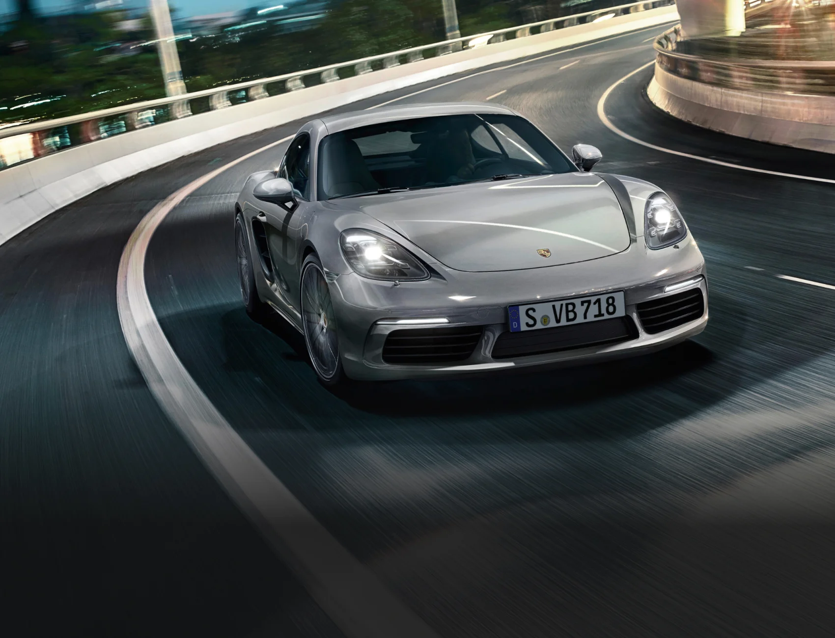 Porsche 718 Cayman – góc nghiêng trước