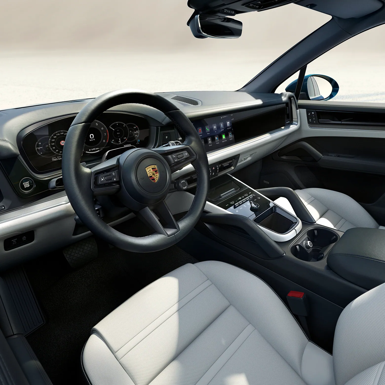 Porsche Cayenne – khoang lái
