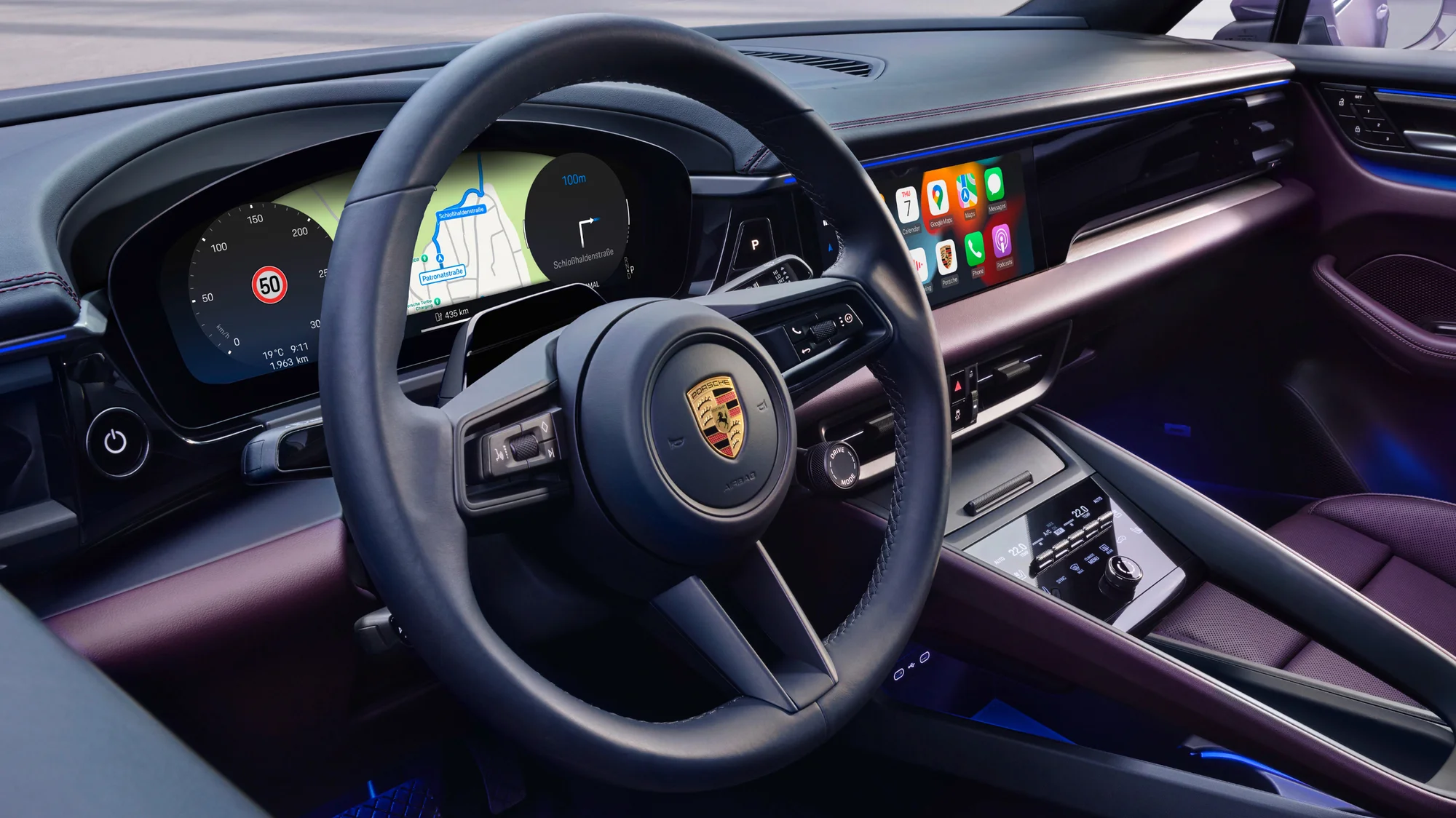 Porsche Macan Electric – khoang lái