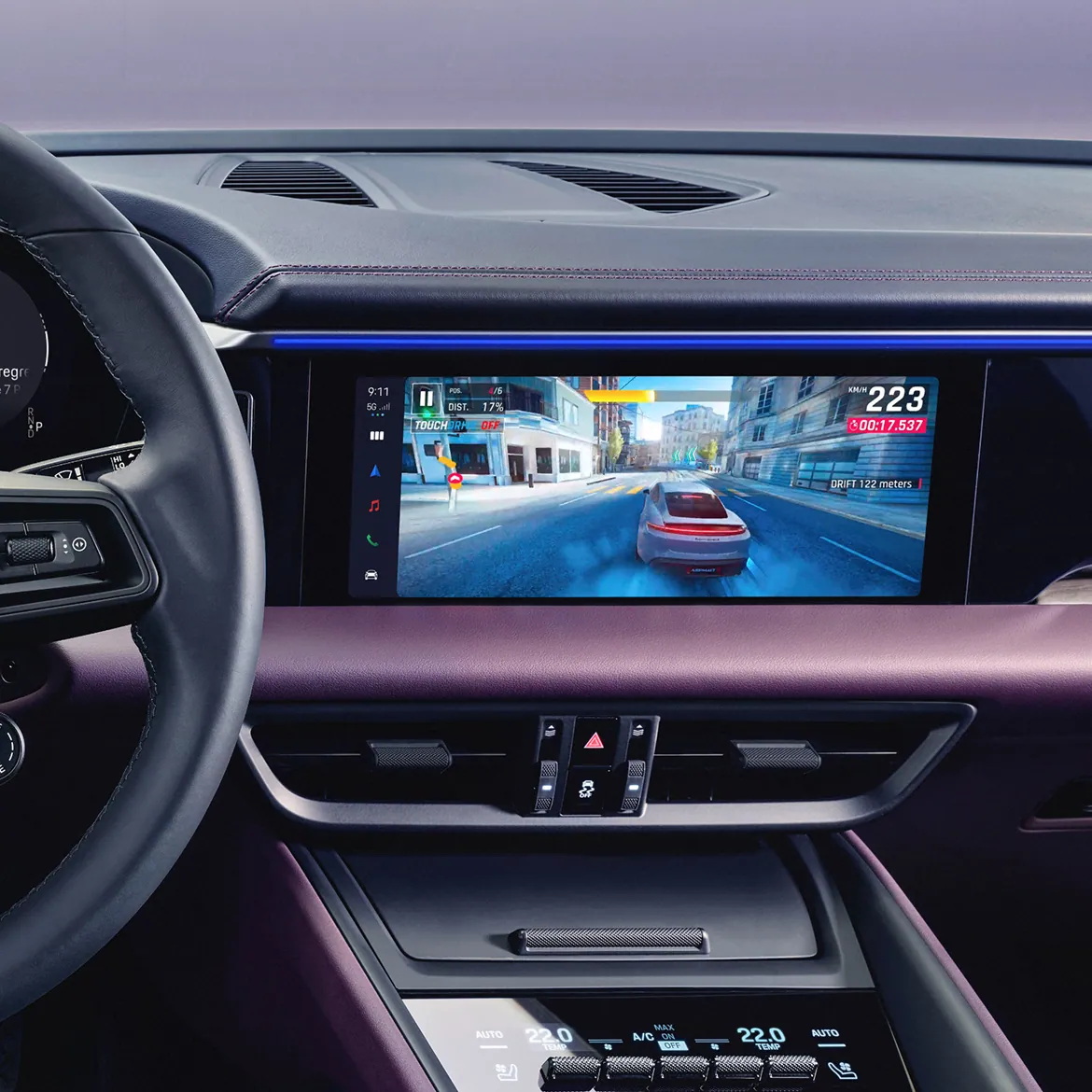 Porsche Macan Electric – màn hình giải trí