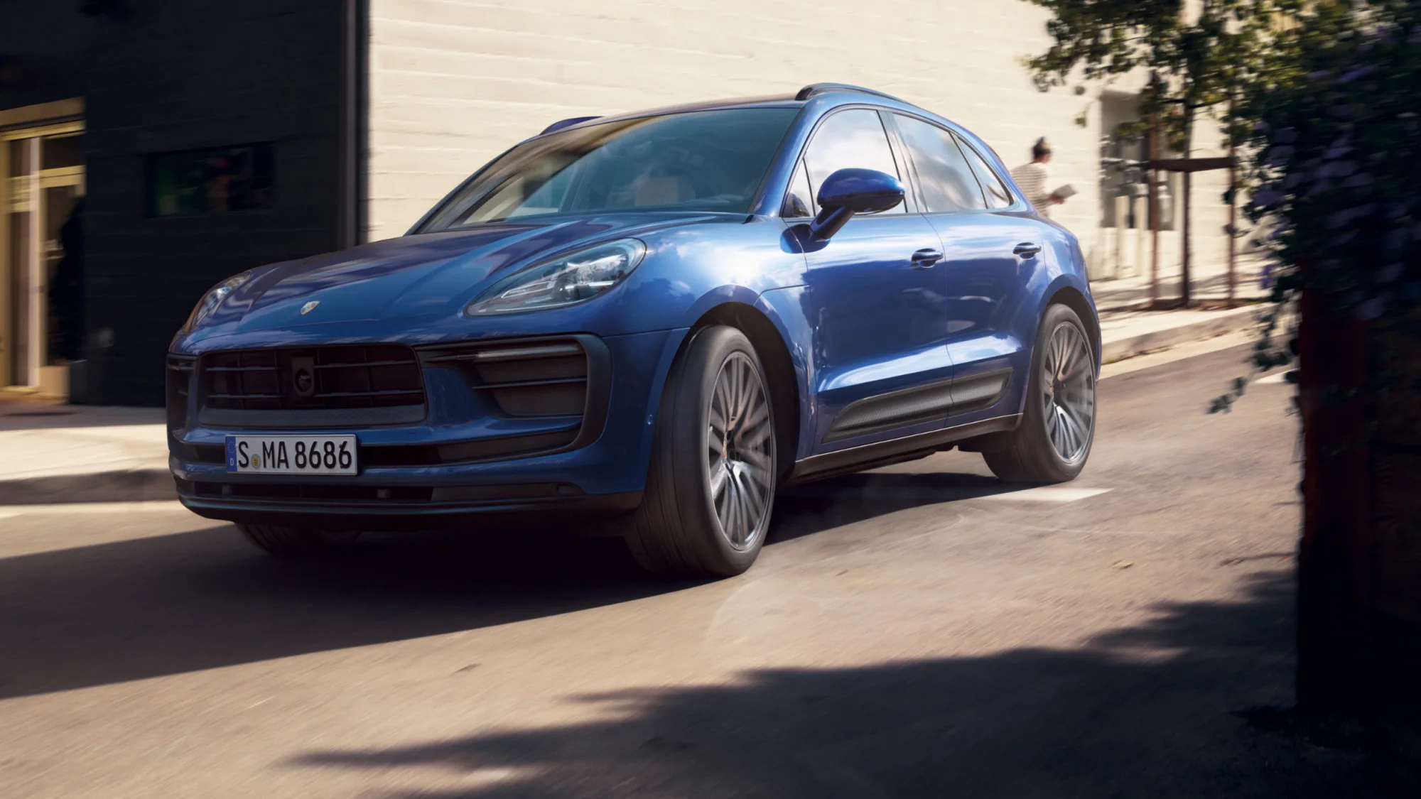 Porsche Macan – góc nghiêng trước