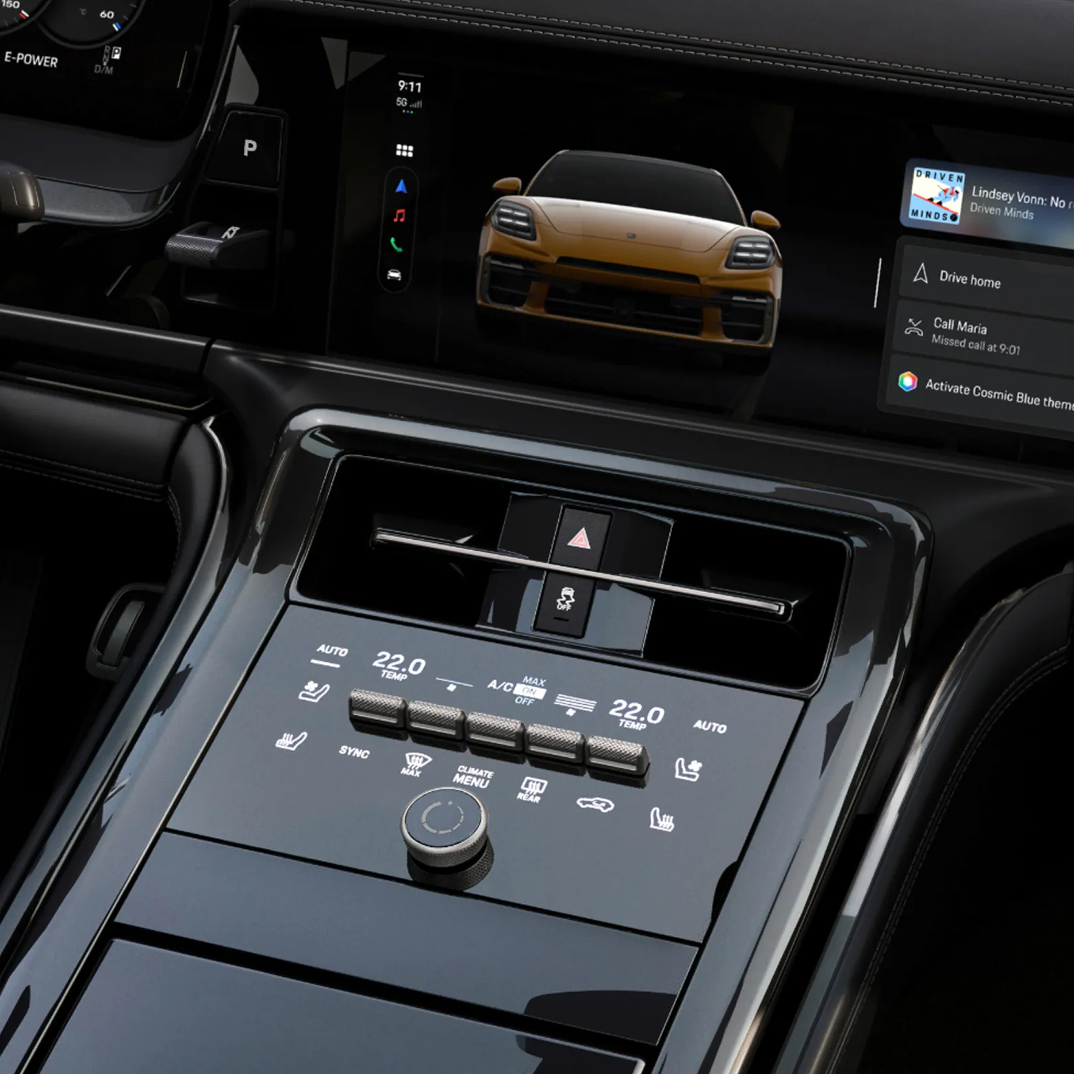 Porsche Panamera – màn hình giải trí