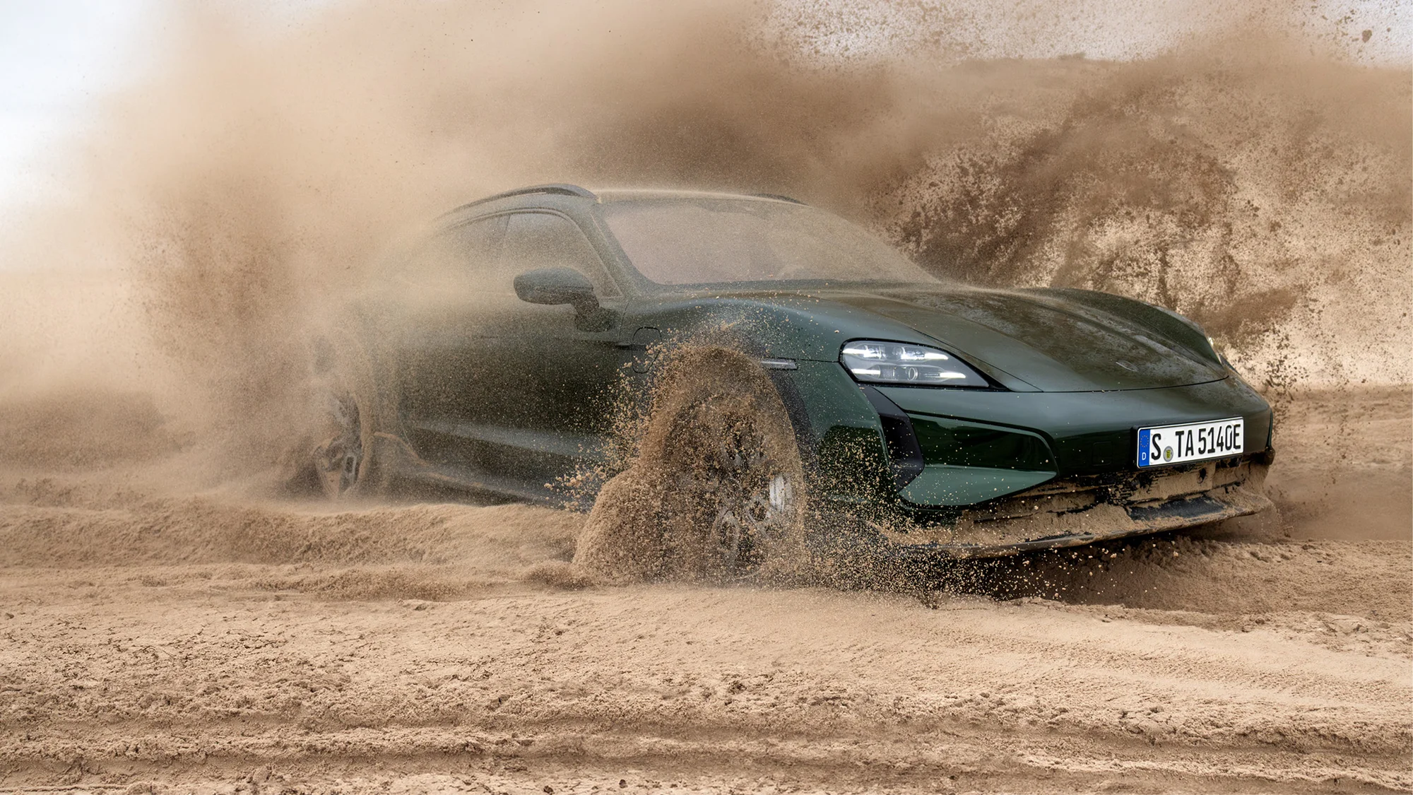 Porsche Taycan Cross Turismo – địa hình