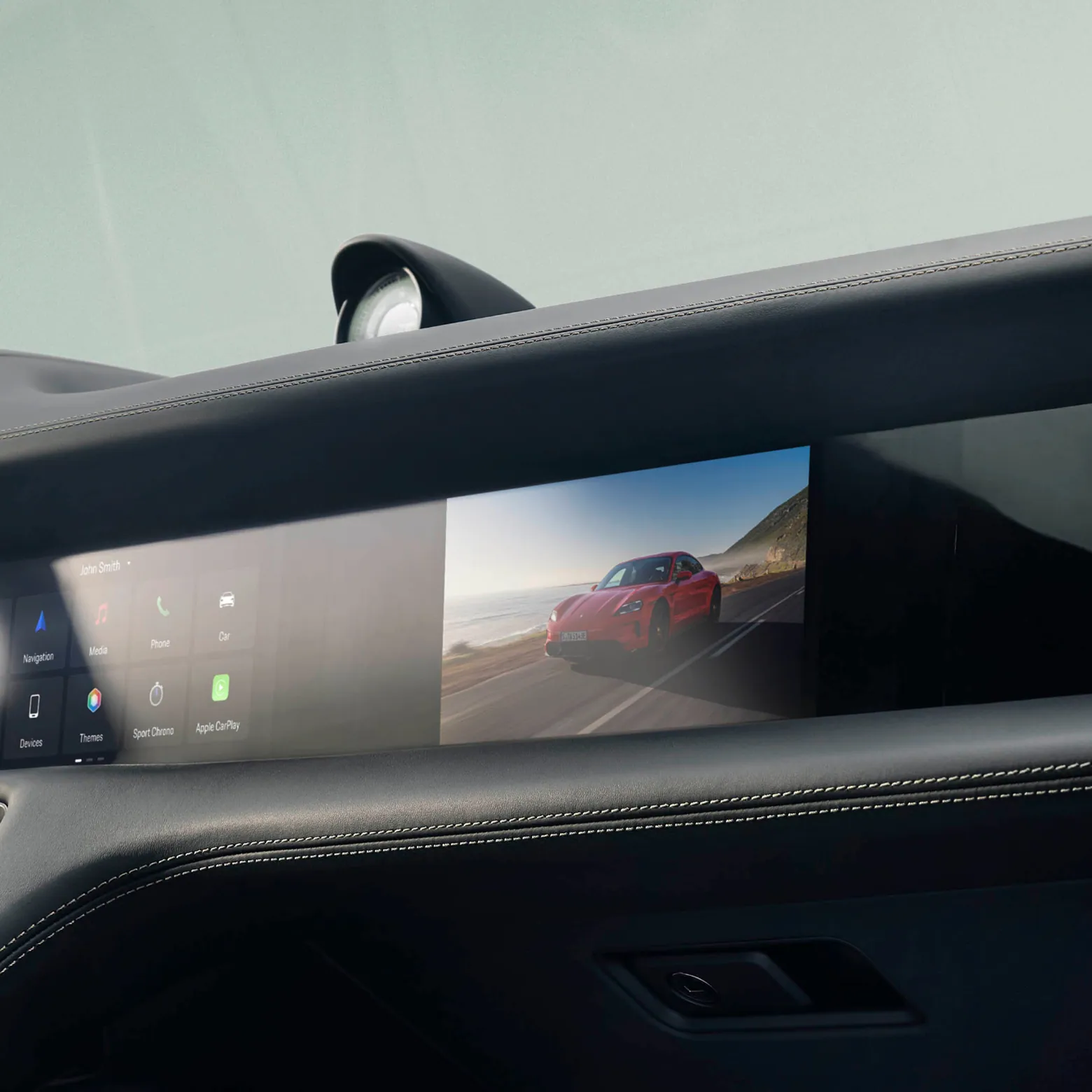 Porsche Taycan Cross Turismo – màn hình hành khách