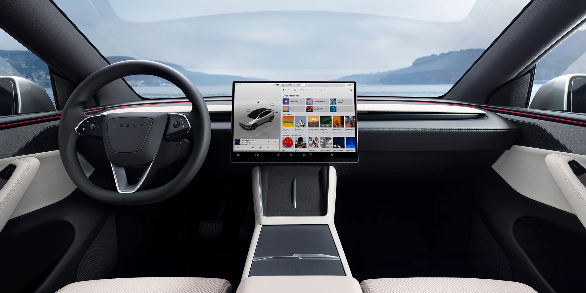 Tesla Model Y – khoang lái