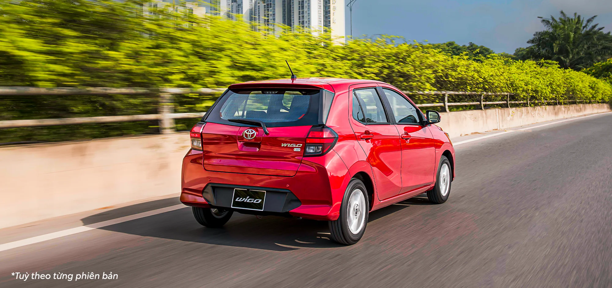 Toyota Wigo – góc nghiêng sau