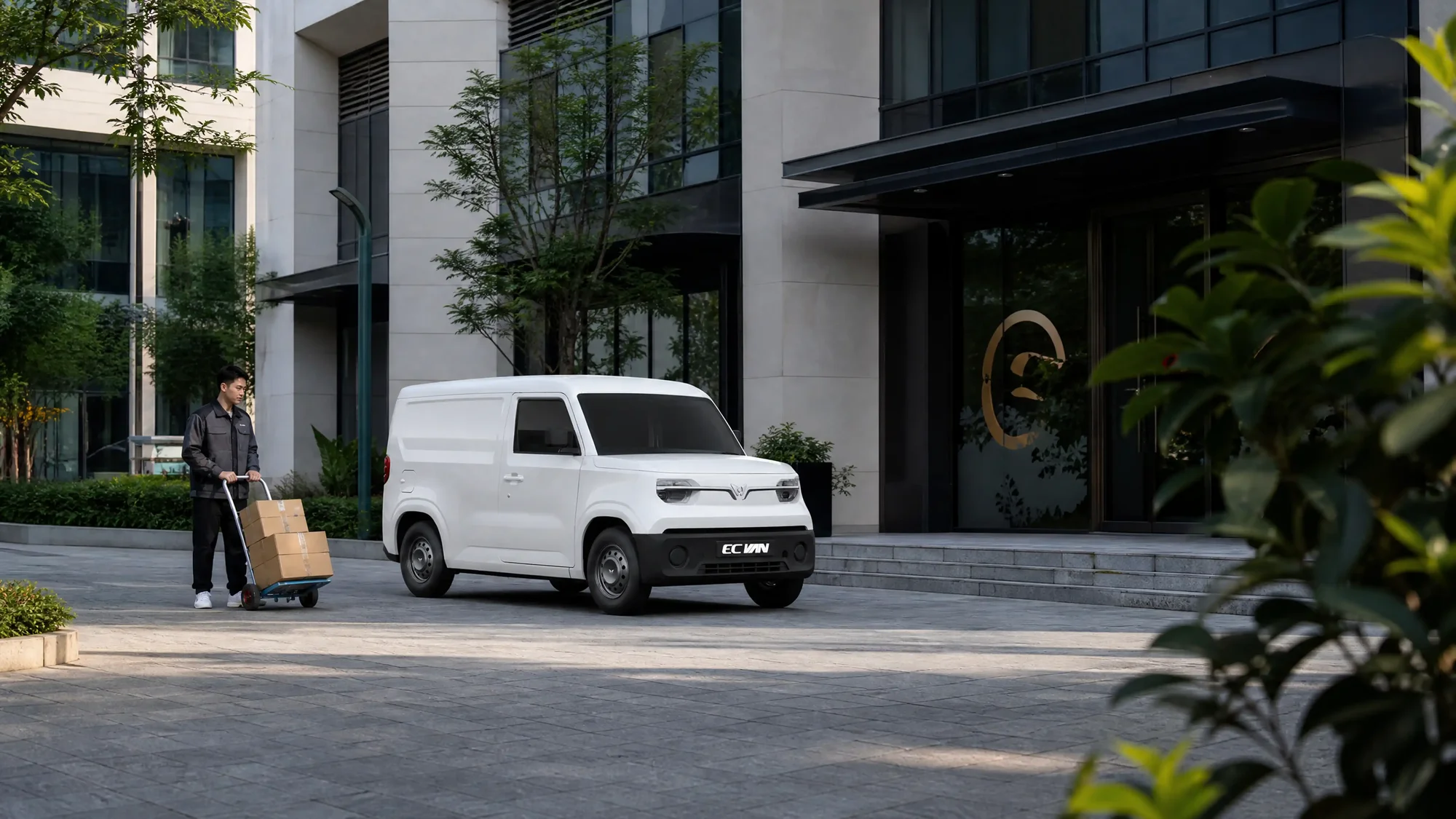 VinFast EC Van – trong phố