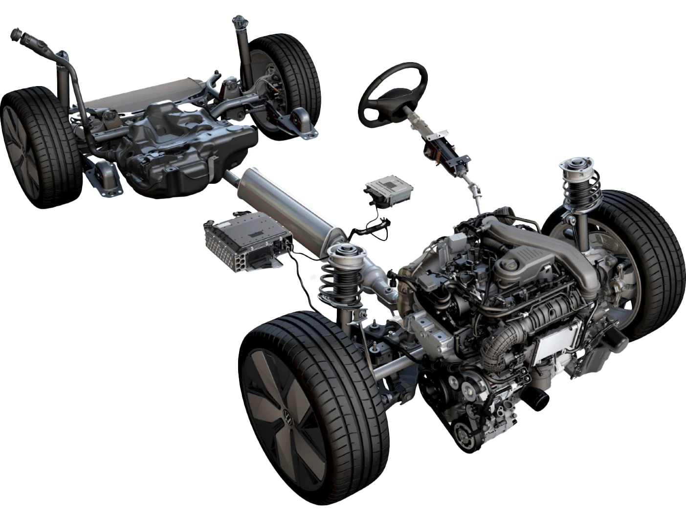 Volkswagen Golf – khung gầm và hệ thống treo