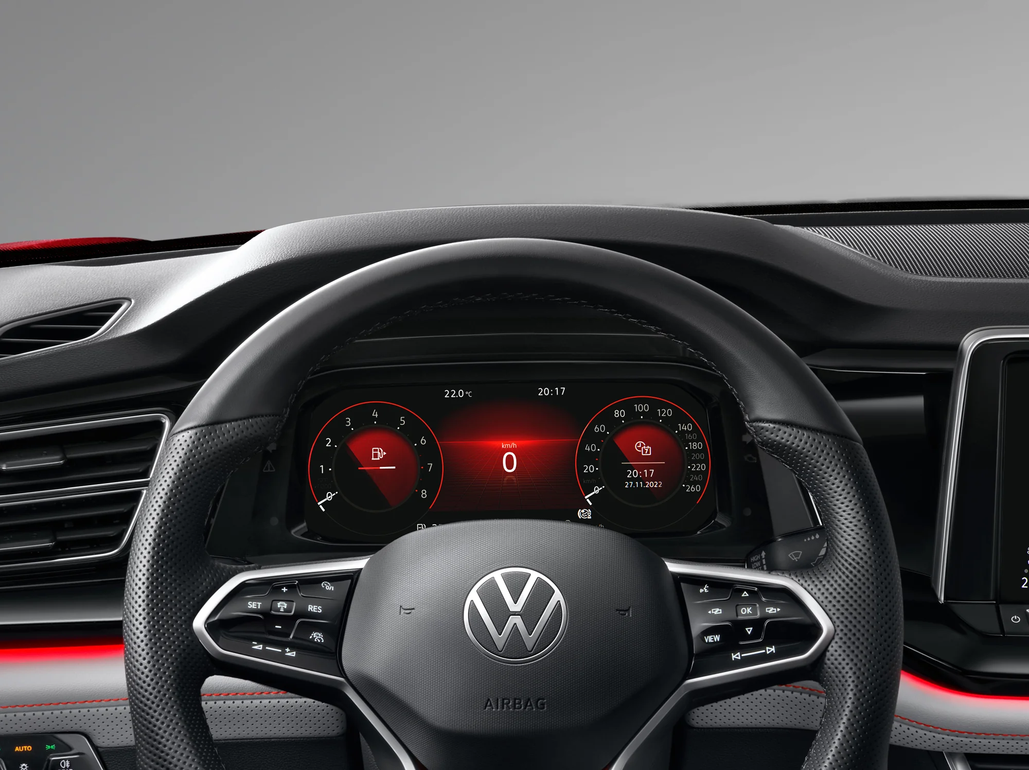 Volkswagen Teramont X – đồng hồ kỹ thuật số