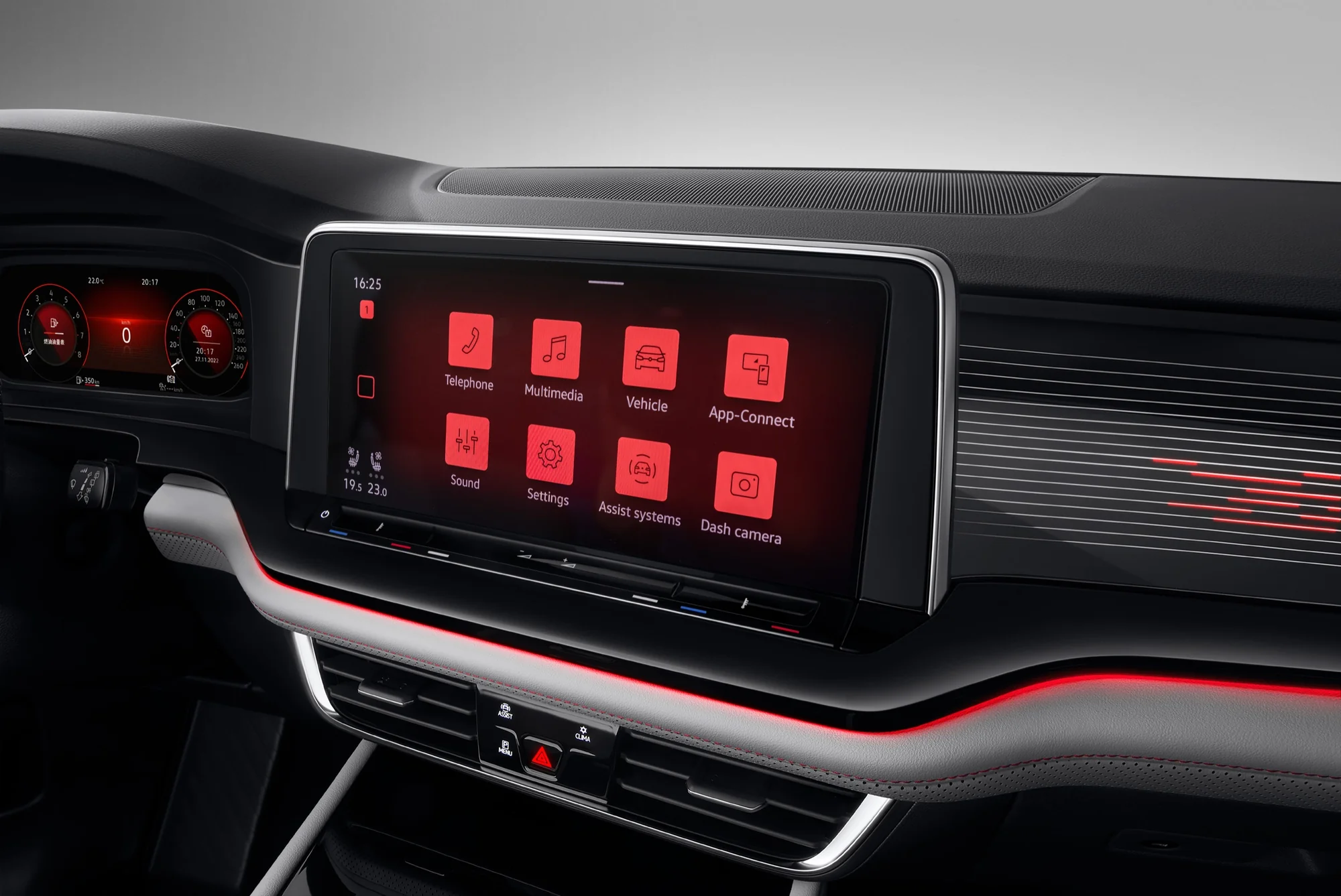 Volkswagen Teramont X – màn hình giải trí