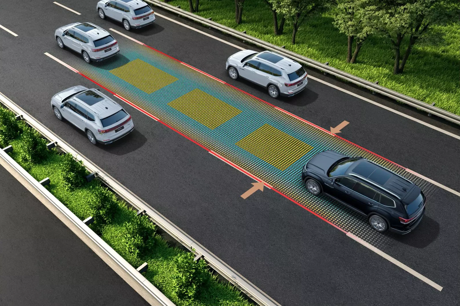 Volkswagen Teramont – ga tự động thích ứng ACC