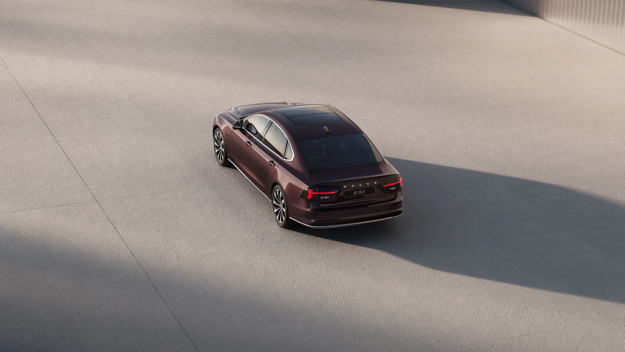 Volvo S90 – nhìn từ trên cao
