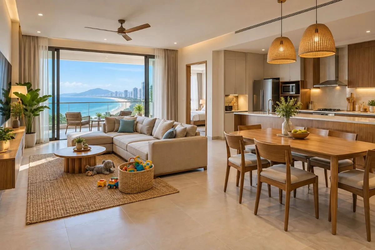 Da Nang Serviced Apartments for Families: Space, Kitchens and Pools