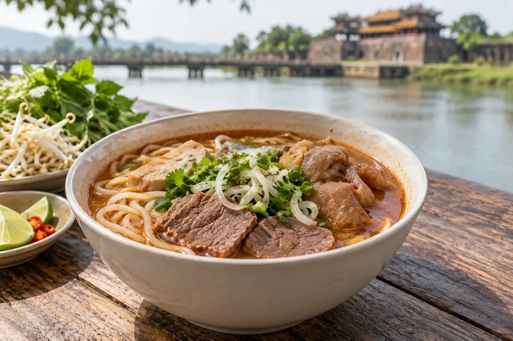 AI illustration: Bun bo Hue noodle soup