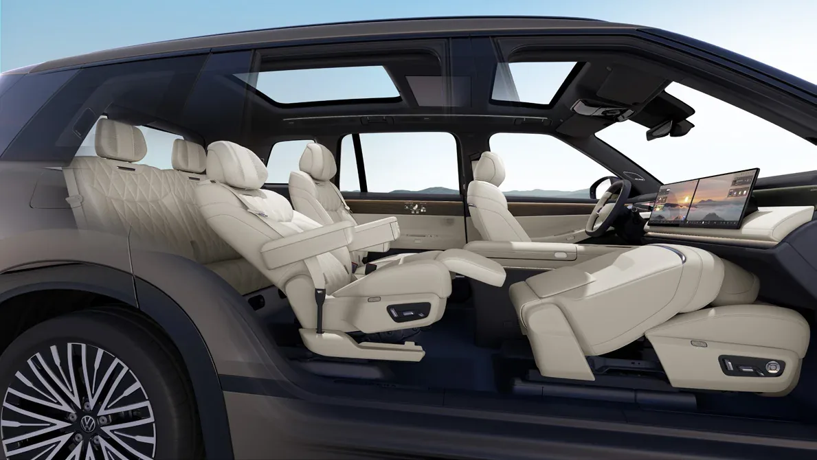 Volkswagen ID. ERA 9X – nội thất 6 chỗ 2+2+2