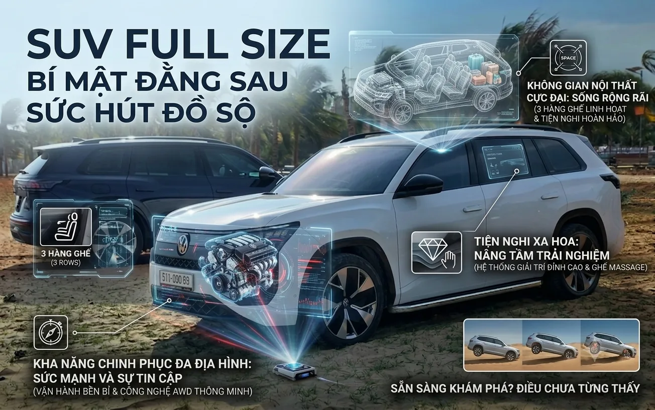 Trải Nghiệm SUV Full-Size Khác Gì SUV Phổ Thông? Sự Thật Đằng Sau Con Số 2 Tỷ Đồng