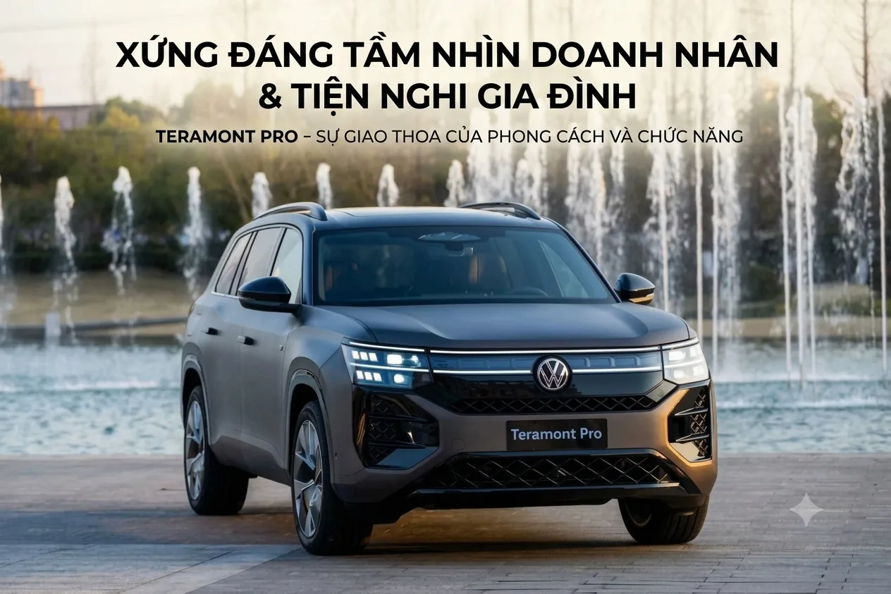 Volkswagen Teramont Pro: Lựa Chọn Cho Doanh Nhân Hay Xe Của Gia Đình Hiện Đại?