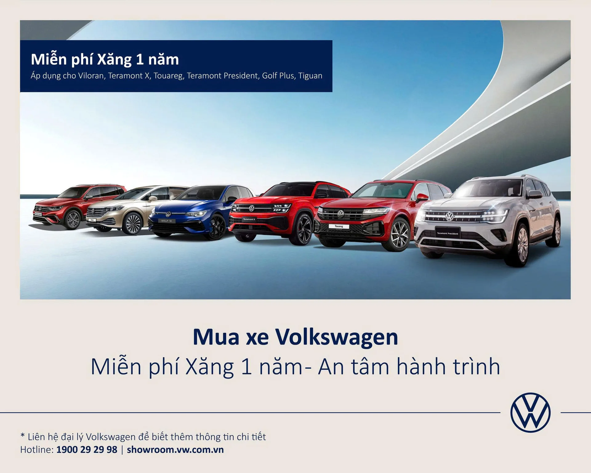 Miễn Phí Tiền Xăng Từ 1–3 Năm Khi Mua Xe VW Trong Tháng 3/2026