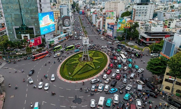 Thí điểm điều chỉnh giao thông tại vòng xoay Điện Biên Phủ - Nguyễn Bỉnh  Khiêm từ ngày 23/5