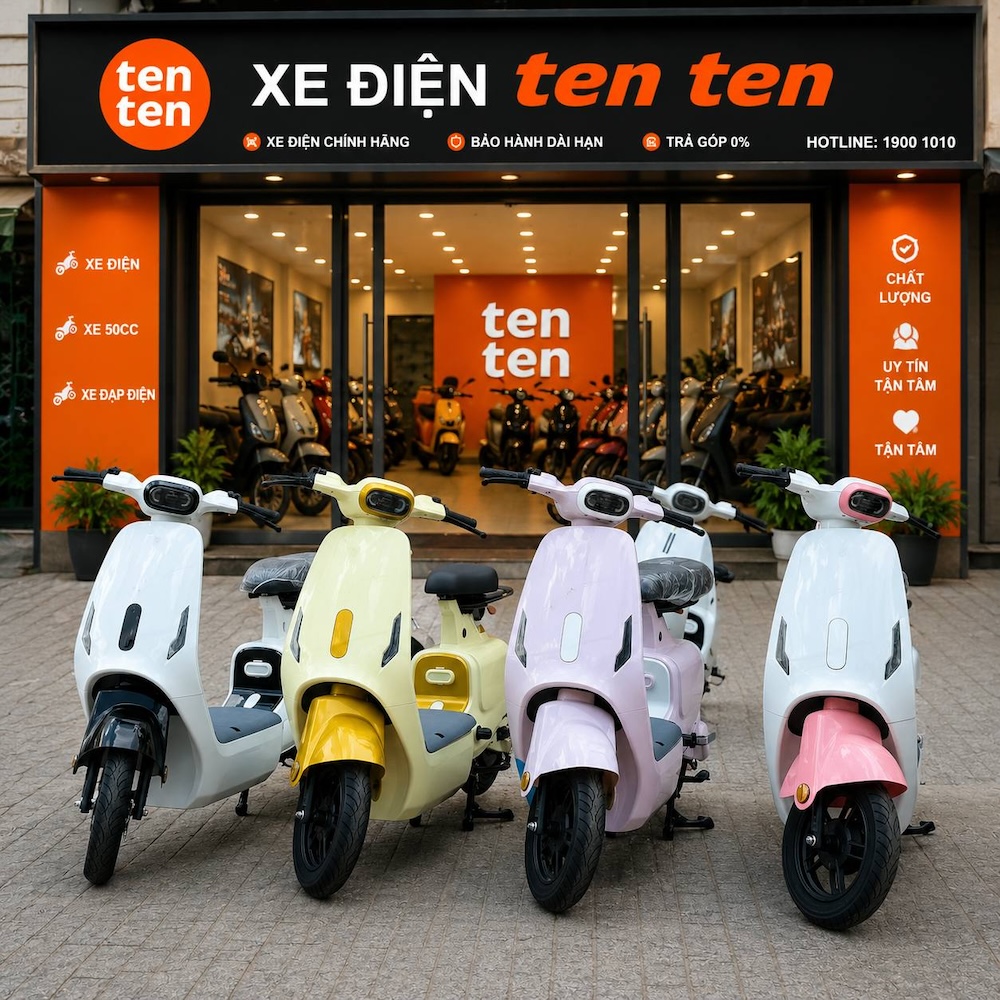 Xe điện cho người mới đi dễ làm quen và an toàn - Xe Điện TenTen
